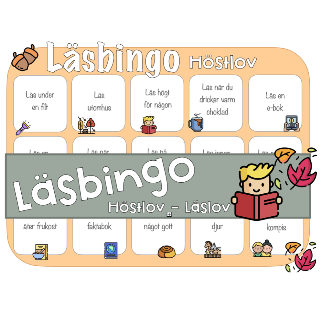 Läsbingo – höstlov / läslov