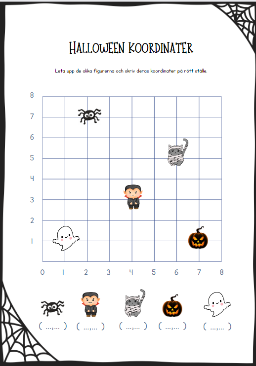 Stort Halloween-häfte 21 sidor!