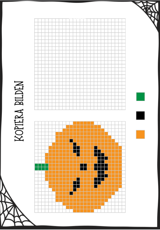 Stort Halloween-häfte 21 sidor!