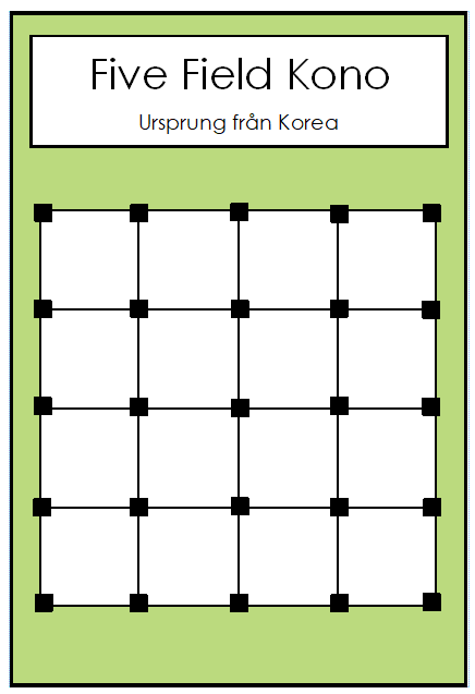 Strategispel - Five Field Kono