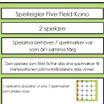 Strategispel – Five Field Kono - bild 3