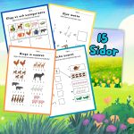 Matte till 10 Djur 1 Arbetsbok 15 Sidor - bild 2