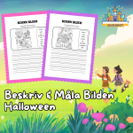 Beskriv och Måla Bilden Halloween - bild 1