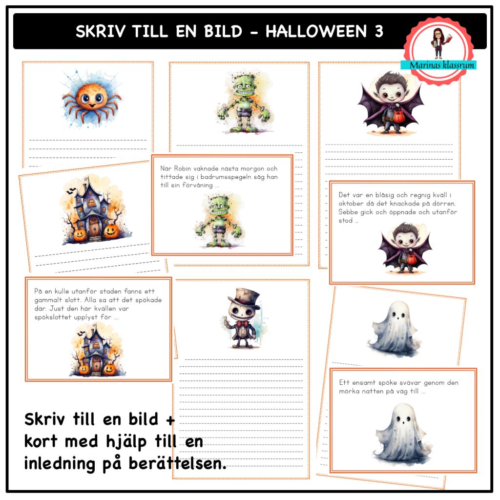 Skriv till en bild – Halloween 3 + inledning