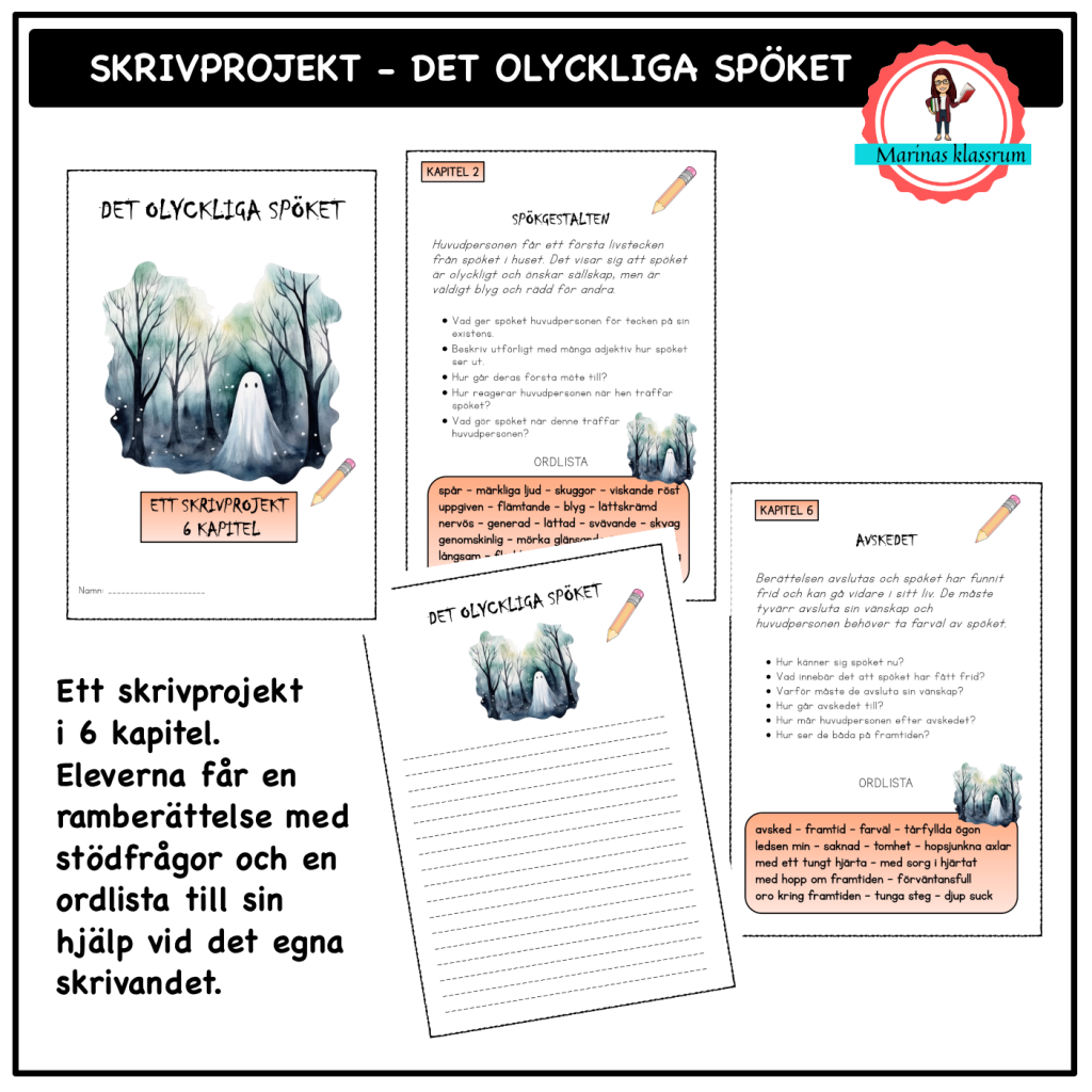 Skrivprojekt – Det olyckliga spöket