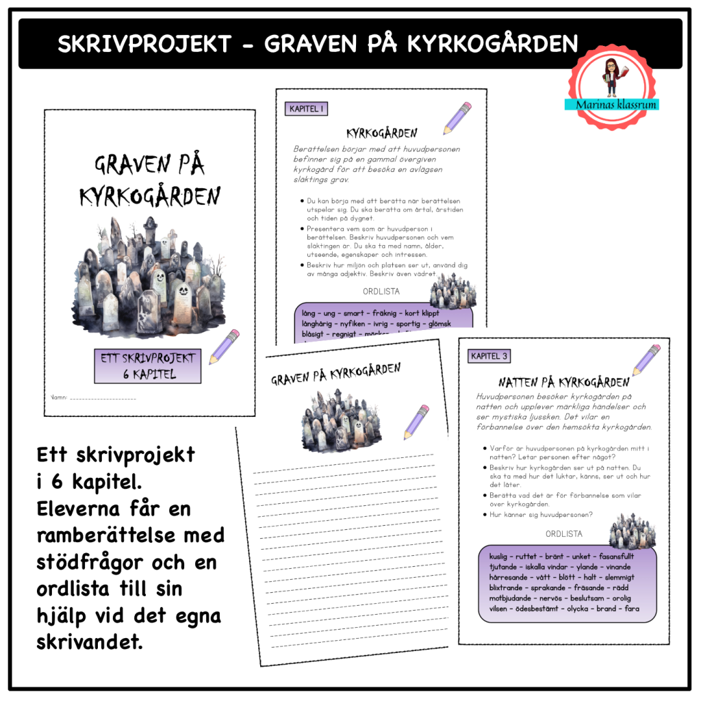 Skrivprojekt – Graven på kyrkogården