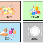 Schema skyltar med bildstöd (både färg/utan färg) - bild 2
