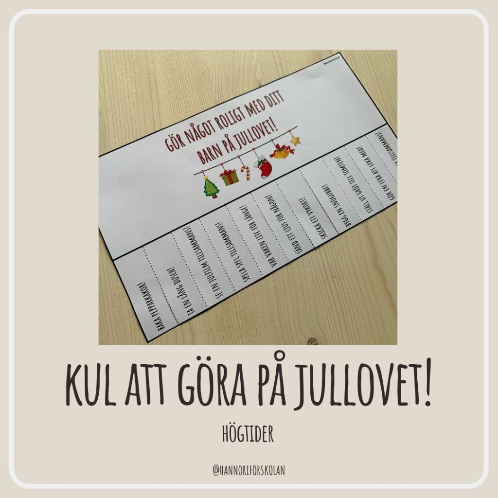Kul att göra på på jullovet!