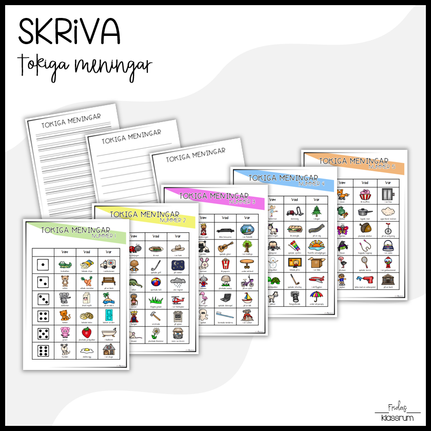 Skriva: Tokiga meningar