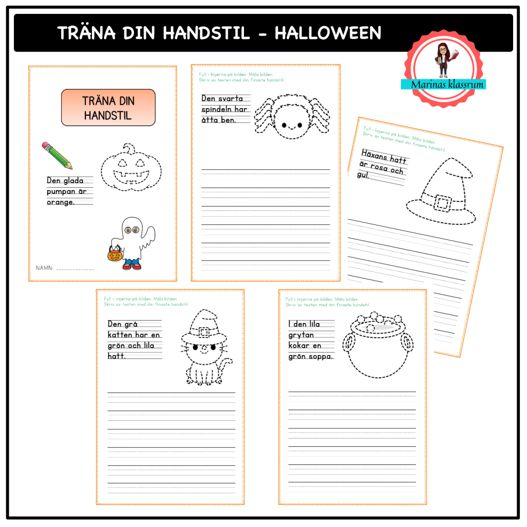 Träna din handstil – Halloween