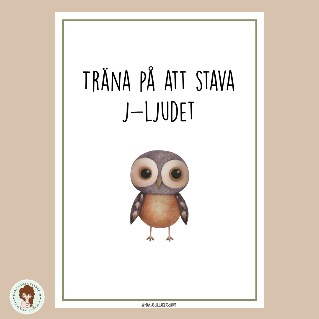 Träna j-ljudet