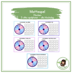 Mattespel – klockan - bild 1
