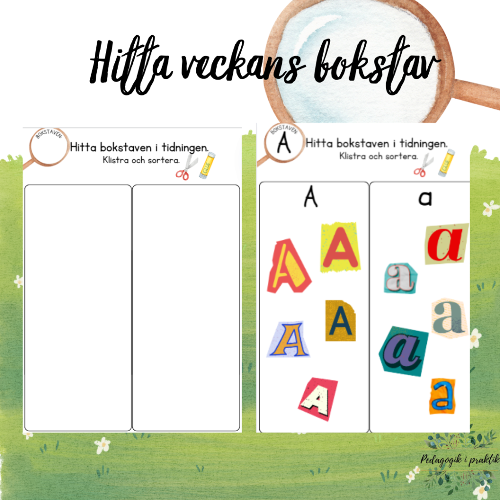 Hitta veckans bokstav