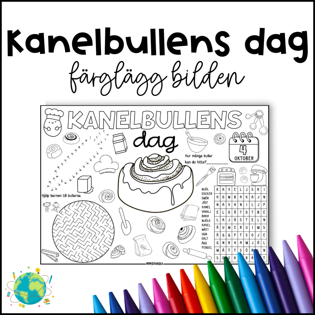 Måla kanelbullens dag