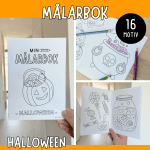 Målarbok – häfte med målarbilder till halloween - bild 1