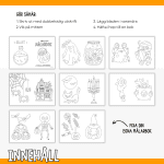 Målarbok – häfte med målarbilder till halloween - bild 2