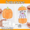 Halloweenpyssel - pumpor som öppnas