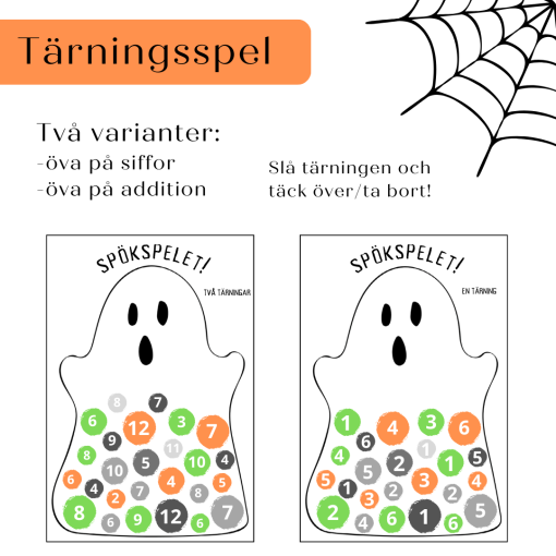 Spökspelet - tärningsspel