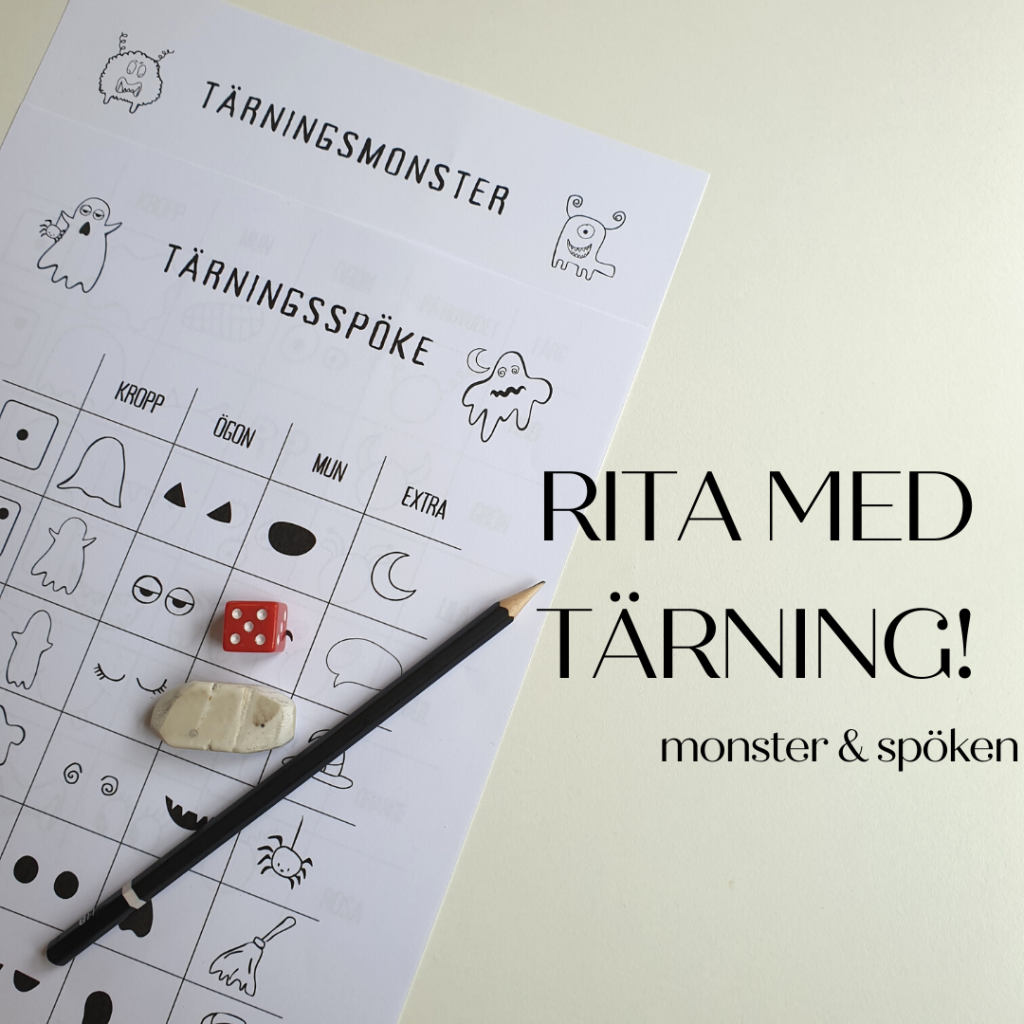 Rita med tärning – tema halloween