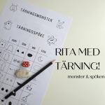 Rita med tärning – tema halloween - bild 1