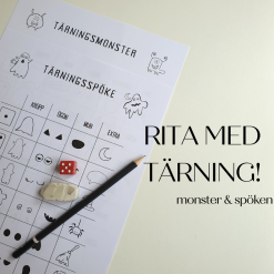 Rita med tärning - tema halloween