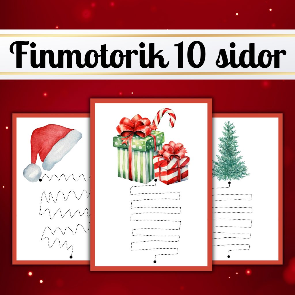 Jul finmotorik (10 sidor)