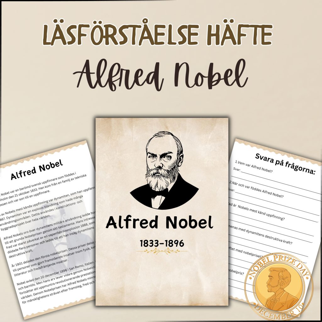 Alfred Nobel häfte (läsförståelse)
