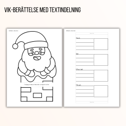 Vik-berättelse med textindelning