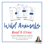 Wild Animals – Read & Draw - bild 1