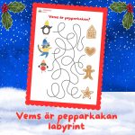 Skolrikets Julkalender Lucka 5: Vems är pepparkakan Labyrint - bild 2