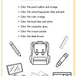 My second English- häfte som tränar på ”Clothes, school, body”. - bild 7