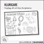 Bordstablett / Färgläggning / Arbetsblad med Sagotema - bild 3