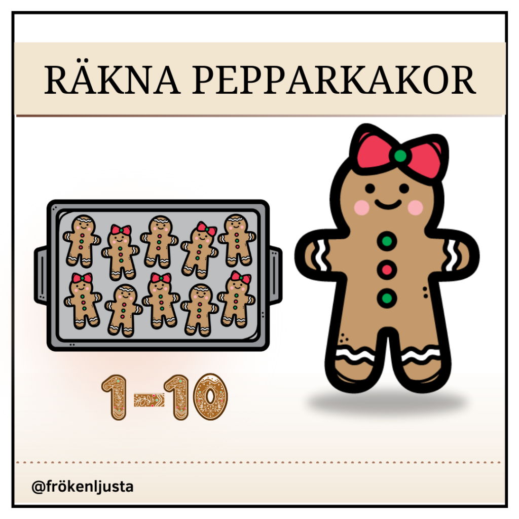 Räkna pepparkakor