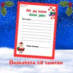 Skolrikets Julkalender Lucka 6: Önskelista till Tomten - bild 2