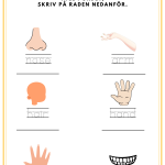 My second English- häfte som tränar på ”Clothes, school, body”. - bild 8