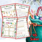 Stora Jul Aktivitetsboken – 45 Sidor - bild 2