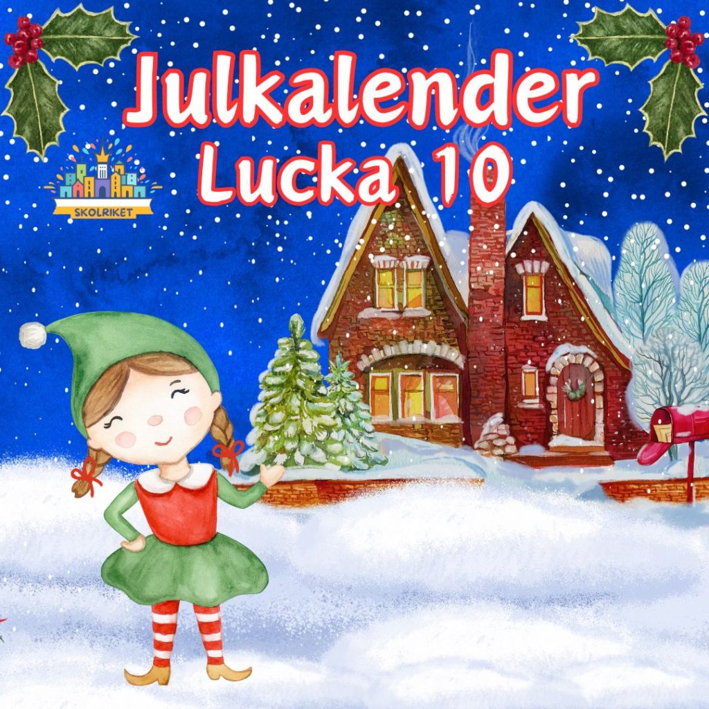 Skolrikets Julkalender Lucka 10: Hitta 10 Skillnader