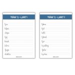 Träna Tj-ljudet – 8 stenciler - bild 3