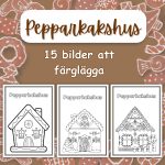 Pepparkakans dag (färglägga bilder) - bild 2