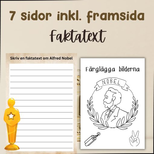 Alfred Nobel häfte (läsförståelse)