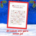 Skolrikets Julkalender Lucka 1: 24 saker att göra fram till jul - bild 2