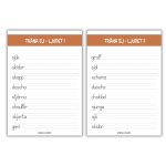 Träna Sj-ljudet – 8 stenciler - bild 3