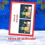 Skolrikets Julkalender Lucka 10: Hitta 10 Skillnader - bild 2