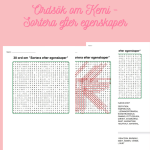 Korsord och ordsök om Kemi – Sortera efter egenskaper - bild 2