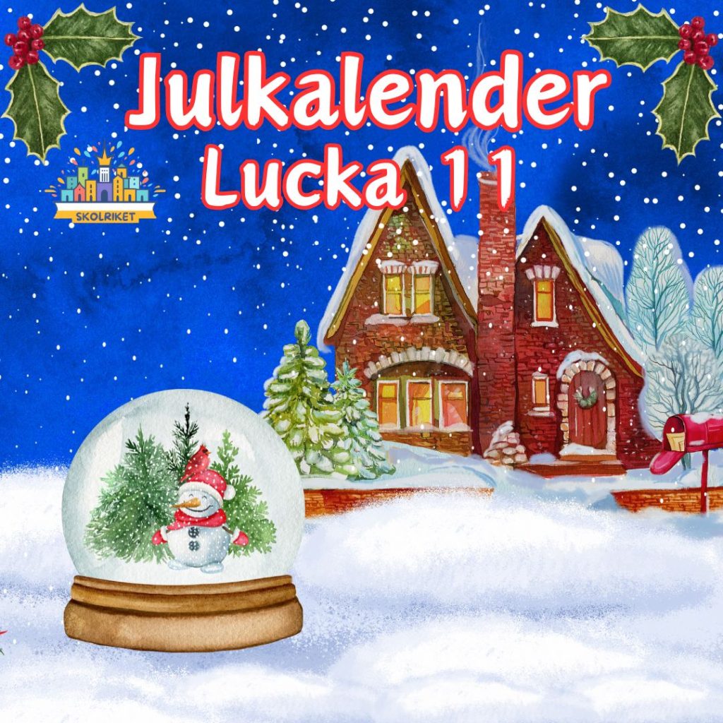 Skolrikets Julkalender Lucka 11: Matcha Siffrorna