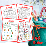 Aktivitetsbok Jul Kul 40 Sidor - bild 2