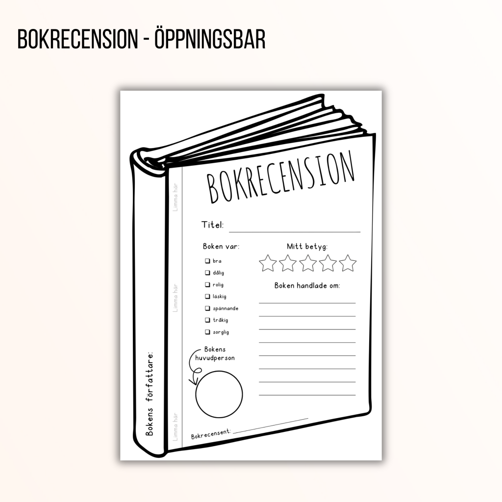 Bokrecension 2.0 – öppningsbar