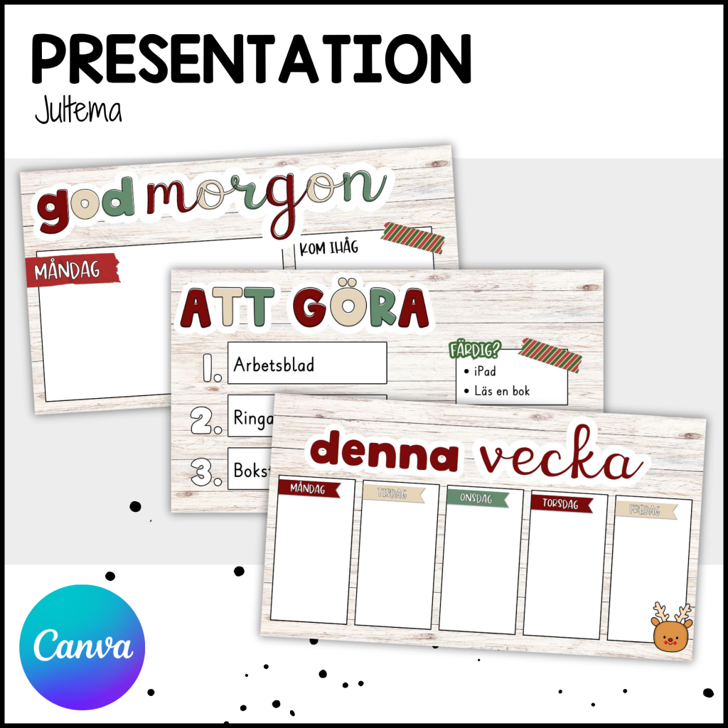 CANVA: presentationer jul