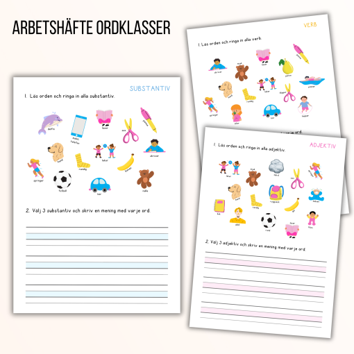 Ordklasser arbetshäfte (+ facit)