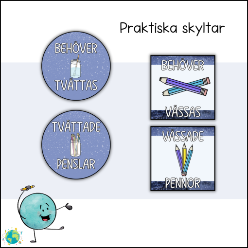 Vinterskog - Skyltar